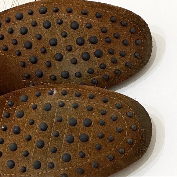 KROLL Italy Brown Suede Leather Men’s Loafers 44 - Picture 12 of 16